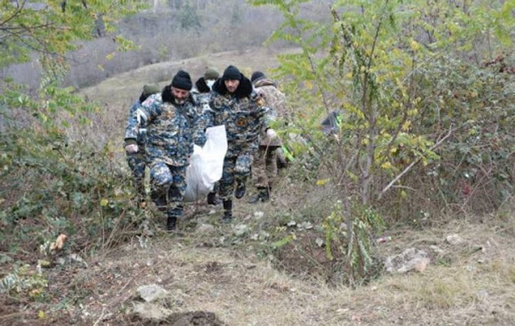 В результате поисковых операций в Физули и Джабраиле обнаружены тела еще 64 армянских военнослужащих