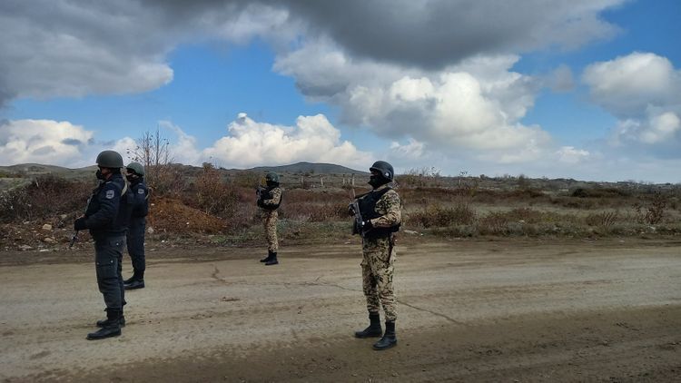 В освобожденном от оккупации Физулинском районе усиливаются меры безопасности