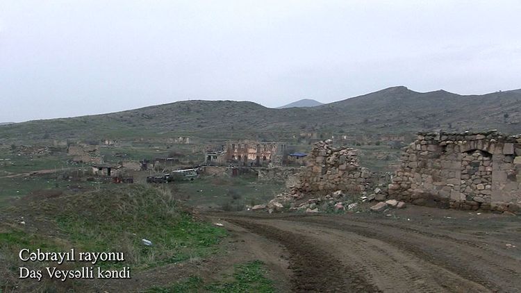 Azerbaijani MoD releases video footage of the Dash Veysalli village of Jabrayil region - VIDEO