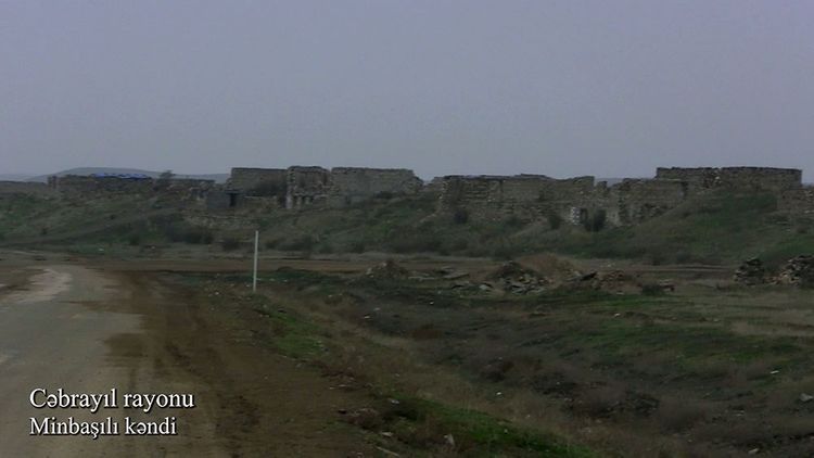 Azerbaijan MoD releases video footage of the Minbashili village of Jabrayil region