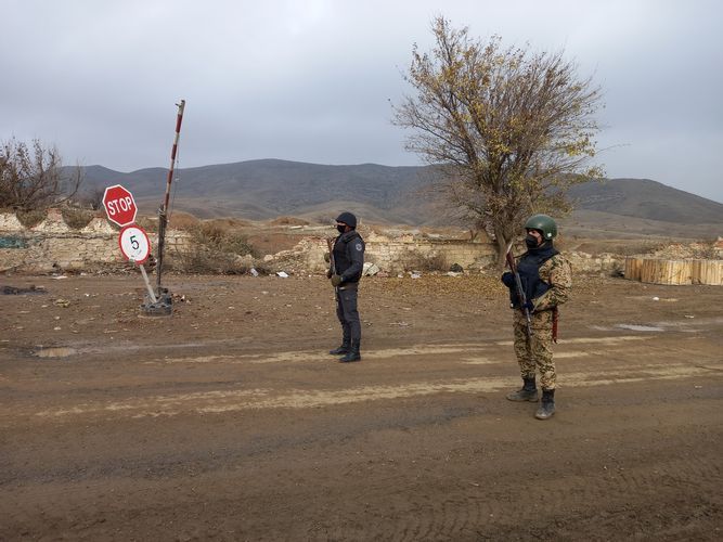 В освобожденном от оккупации Джабраильском районе усиливаются меры безопасности