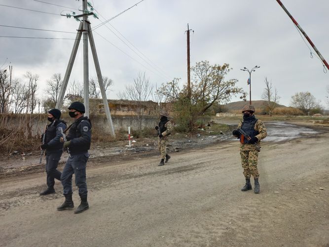 В освобожденном от оккупации Джабраильском районе усиливаются меры безопасности