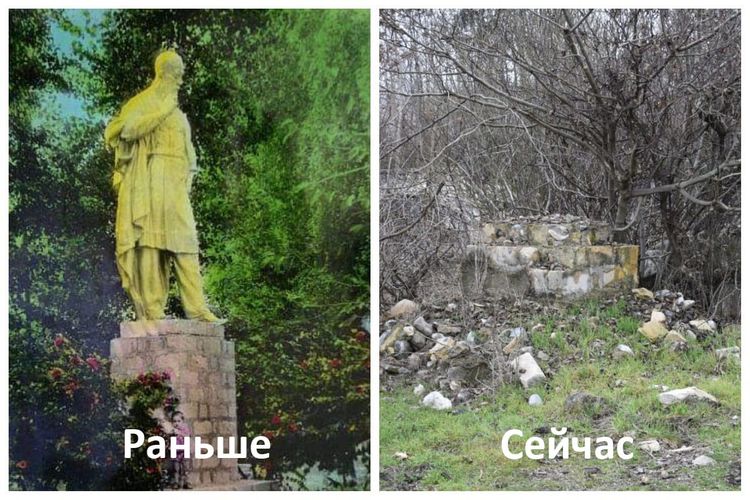 В центре города Физули обнаружены руины памятника азербайджанскому поэту Мухаммеду Физули  - ФОТО