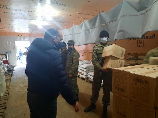 По инициативе Мехрибан Алиевой Фонд Гейдара Алиева и сеть супермаркетов Bravo начали кампанию в поддержку военнослужащих на освобожденных территориях  - ФОТО