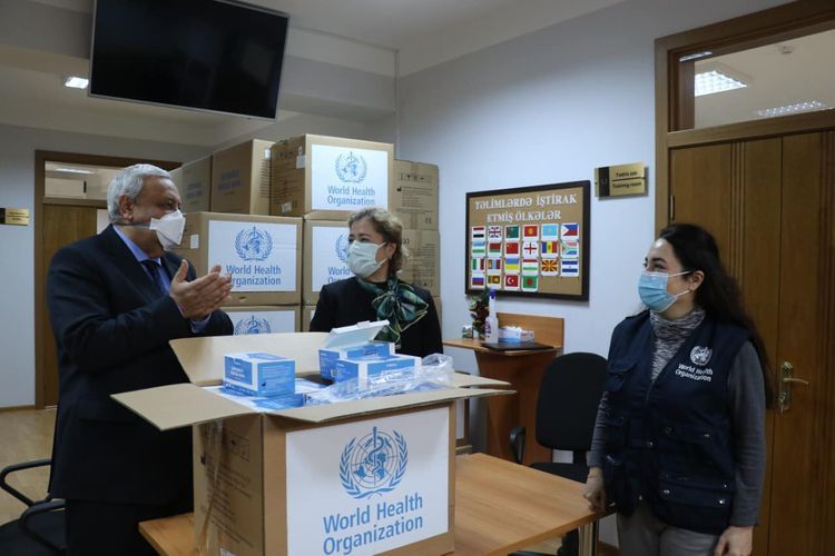WHO donated 250 thousand medical masks to Medical Department of the Ministry of Justice of Azerbaijan 