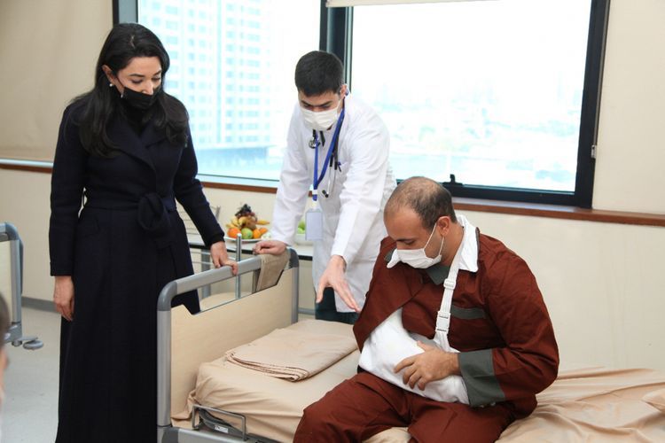 Azerbaijani Ombudsman visited military servicemen wounded in Patriotic War