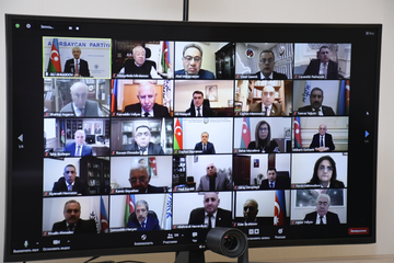 YAP “Vətən müharibəsində möhtəşəm zəfər: Azərbaycanın və regionun gələcəyinə baxış” mövzusunda videokonfrans keçirib