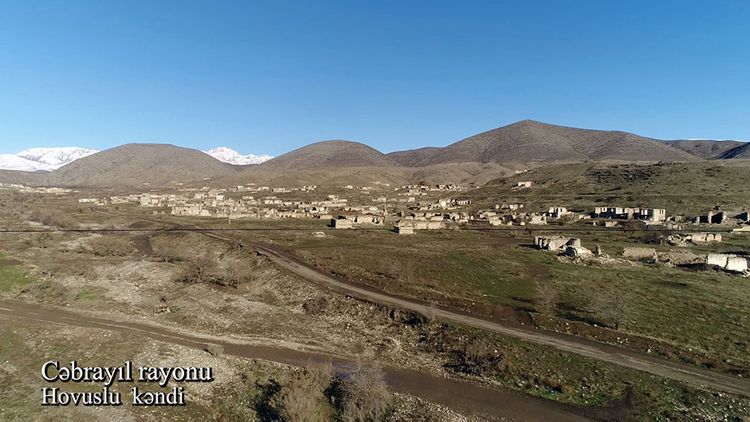 Azerbaijani MoD releases new video footage of the Hovuslu village of the Jabrayil region - VIDEO