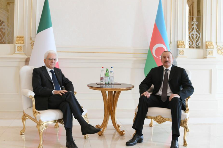 Президент Италии поздравил президента Азербайджана