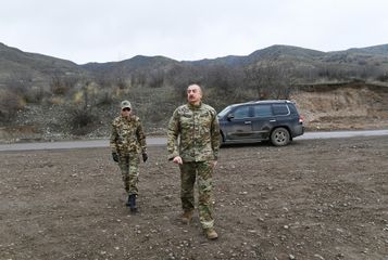 Prezident İlham Əliyev və birinci xanım Mehriban Əliyeva Qubadlı və Zəngilan rayonlarında olublar - FOTO