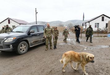Prezident İlham Əliyev və birinci xanım Mehriban Əliyeva Qubadlı və Zəngilan rayonlarında olublar - FOTO