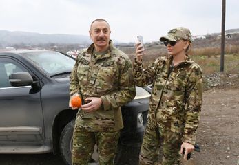 Prezident İlham Əliyev və birinci xanım Mehriban Əliyeva Qubadlı və Zəngilan rayonlarında olublar - FOTO