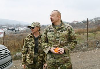 Prezident İlham Əliyev və birinci xanım Mehriban Əliyeva Qubadlı və Zəngilan rayonlarında olublar - FOTO