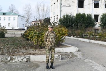 Prezident İlham Əliyev və birinci xanım Mehriban Əliyeva Qubadlı və Zəngilan rayonlarında olublar - FOTO