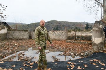 Prezident İlham Əliyev və birinci xanım Mehriban Əliyeva Qubadlı və Zəngilan rayonlarında olublar - FOTO