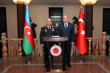 Müdafiə nazirinin müavini Türkiyədə səfərdə olub