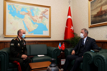 Müdafiə nazirinin müavini Türkiyədə səfərdə olub