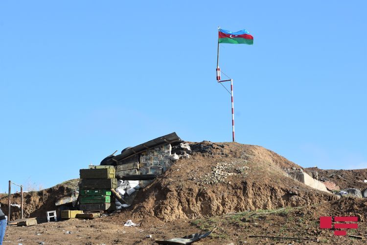 Armenian command point in Fuzuli, mined territory with length of 2 km, finding monument to Fuzuli - REPORTAGE - PHOTO