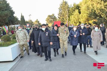 Vətən müharibəsində şəhid olmuş baş leytenant Mikayıl Məmmədzadə Sumqayıtda dəfn edilib