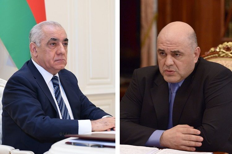 Azerbaijan and Russian PMs discuss restoration issues in Nagorno-Karabakh 
