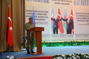 Armed Forces Training and Education Center holds an event entitled "The Azerbaijani-Turkish brotherhood is eternal and indestructible!" - PHOTO