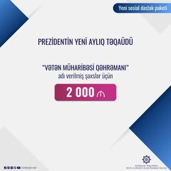 Prezident İlham Əliyevdən şəhid ailələrinə və müharibə əlillərinə yeni mühüm sosial dəstək paketi  - FOTO