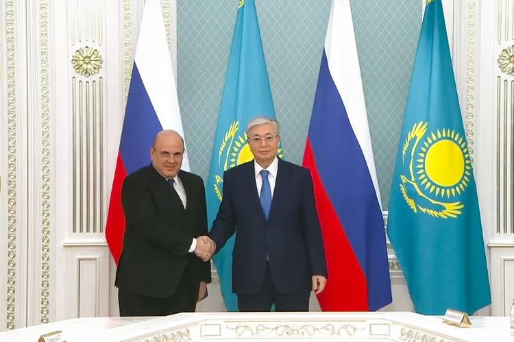 Kazakh President, Russian PM hold talks  