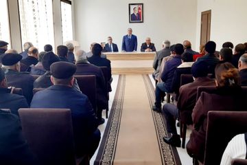 ®Siyavuş Novruzovun seçicilərlə növbəti görüşləri Babək rayonunun Sirab, Qahab və Naxışnərgiz kəndlərində olub