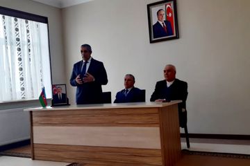 ®Siyavuş Novruzovun seçicilərlə növbəti görüşləri Babək rayonunun Sirab, Qahab və Naxışnərgiz kəndlərində olub