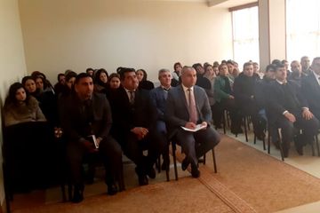 ®Siyavuş Novruzovun seçicilərlə növbəti görüşləri Babək rayonunun Sirab, Qahab və Naxışnərgiz kəndlərində olub