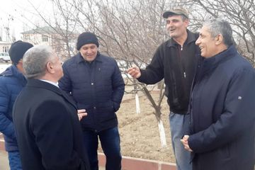 ®Siyavuş Novruzovun seçicilərlə növbəti görüşləri Babək rayonunun Sirab, Qahab və Naxışnərgiz kəndlərində olub