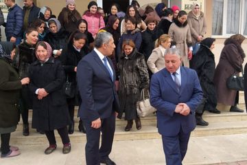 ®Siyavuş Novruzovun seçicilərlə növbəti görüşləri Babək rayonunun Sirab, Qahab və Naxışnərgiz kəndlərində olub