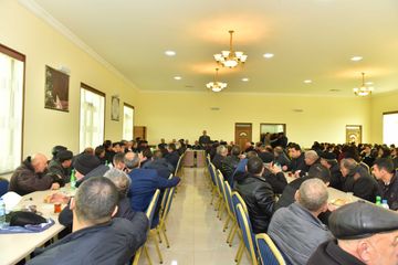 ® Siyavuş Novruzov Babək rayonunun Cəhri kəndində seçicilərlə görüşüb