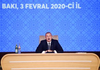 Prezident İlham Əliyev regionların 2019-2023-cü illərdə sosial-iqtisadi inkişafı Dövlət Proqramının icrasının I ilinin yekunlarına həsr olunan konfransda iştirak edib - YENİLƏNİB-1