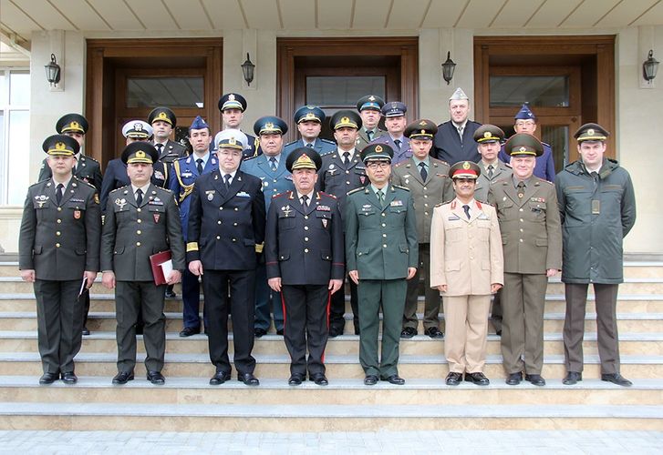 Military attachés of foreign countries in Azerbaijan visited the Military Lyceum named after Jamshid Nakhchivanski