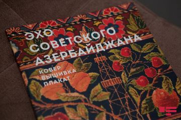 Moskvada “Sovet Azərbaycanının əks-sədası. Xalça. Tikmə. Plakat” adlı sərgi açılıb - FOTO