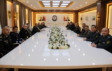Military attachés of foreign countries in Azerbaijan visited the Military Lyceum named after Jamshid Nakhchivanski
