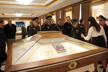 Military attachés of foreign countries in Azerbaijan visited the Military Lyceum named after Jamshid Nakhchivanski