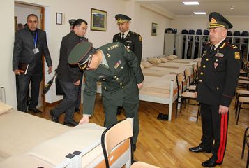 Military attachés of foreign countries in Azerbaijan visited the Military Lyceum named after Jamshid Nakhchivanski