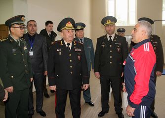 Military attachés of foreign countries in Azerbaijan visited the Military Lyceum named after Jamshid Nakhchivanski