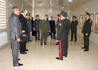 Military attachés of foreign countries in Azerbaijan visited the Military Lyceum named after Jamshid Nakhchivanski