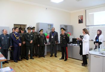 Military attachés of foreign countries in Azerbaijan visited the Military Lyceum named after Jamshid Nakhchivanski