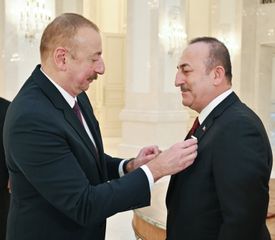 Prezident İlham Əliyev Mövlud Çavuşoğlunu qəbul edib - YENİLƏNİB