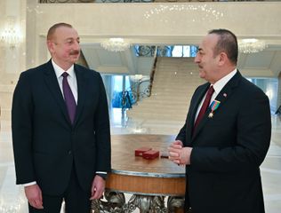 Prezident İlham Əliyev Mövlud Çavuşoğlunu qəbul edib - YENİLƏNİB