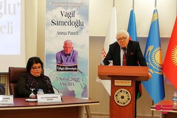 Ankarada Vaqif Səmədoğlu anılıb