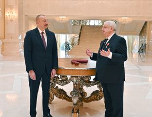 Prezident İlham Əliyev Mixail Qusmana “Şərəf” ordenini təqdim edib - YENİLƏNİB