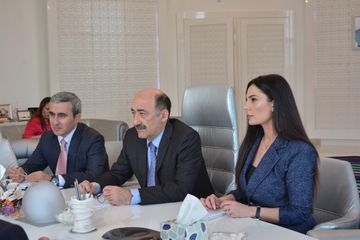 Əbülfəs Qarayev Rusiya Prezidentinin xüsusi nümayəndəsini qəbul edib - FOTO