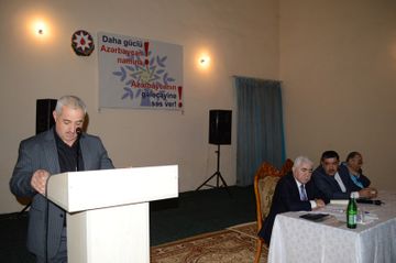 ® Deputatlığa namizəd Ağalar Vəliyevin Goranboyun Qızılhacılı qəsəbəsində seçicilərlə görüşü keçirilib