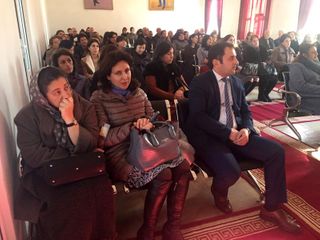 ® Azər Badamovun növbəti görüşü Qusarın təhsil işçiləri ilə olub
