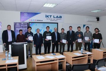 “Əşyaların interneti” laboratoriyasının ilk təcrübə proqramının iştirakçılarına sertifikatlar təqdim olunub